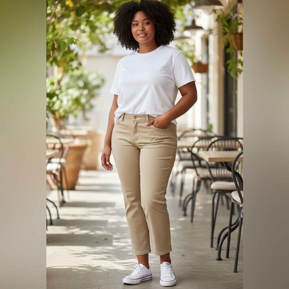 Classic Tan Skinny Jeans